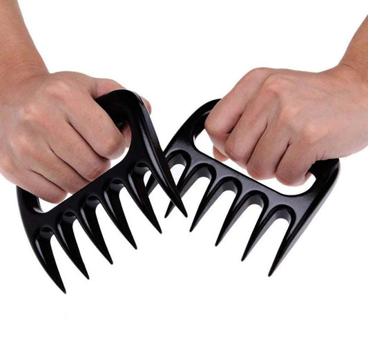 2 pcs BBQ Meat Shredder Claws Handle Shred Cut Meats Splitter Ultra Sharp Blades Separator Heat Resistant - KiwisLove