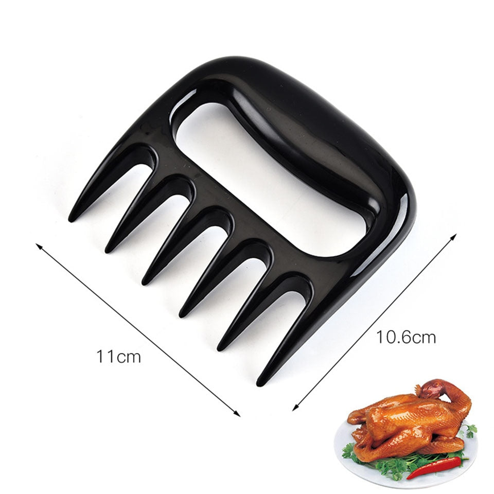 2 pcs BBQ Meat Shredder Claws Handle Shred Cut Meats Splitter Ultra Sharp Blades Separator Heat Resistant - KiwisLove
