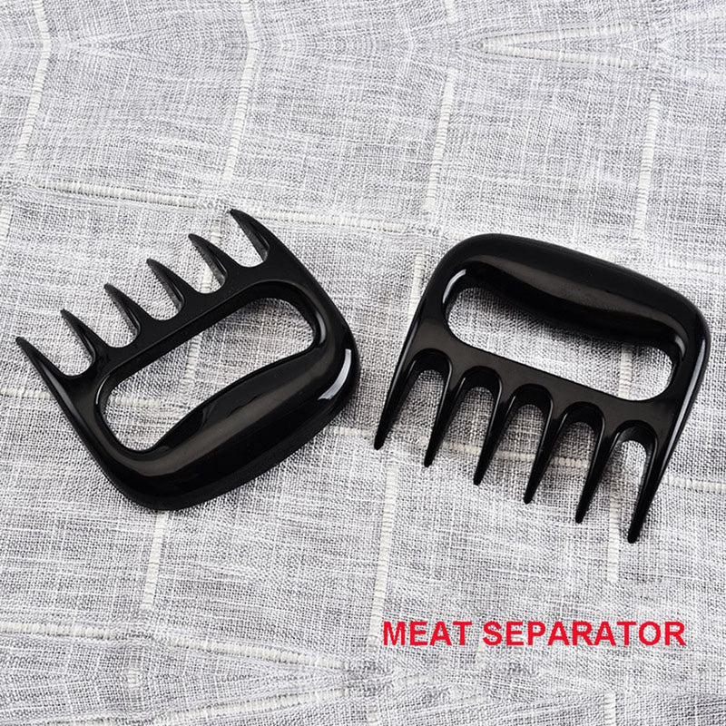 2 pcs BBQ Meat Shredder Claws Handle Shred Cut Meats Splitter Ultra Sharp Blades Separator Heat Resistant - KiwisLove