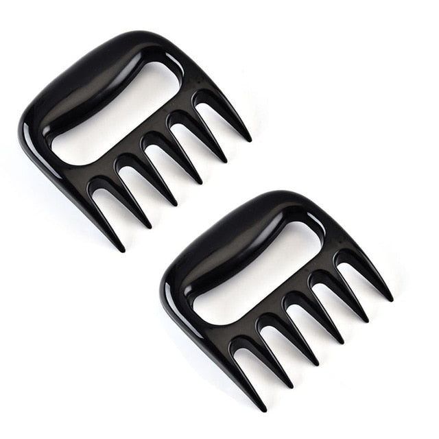 2 pcs BBQ Meat Shredder Claws Handle Shred Cut Meats Splitter Ultra Sharp Blades Separator Heat Resistant - KiwisLove