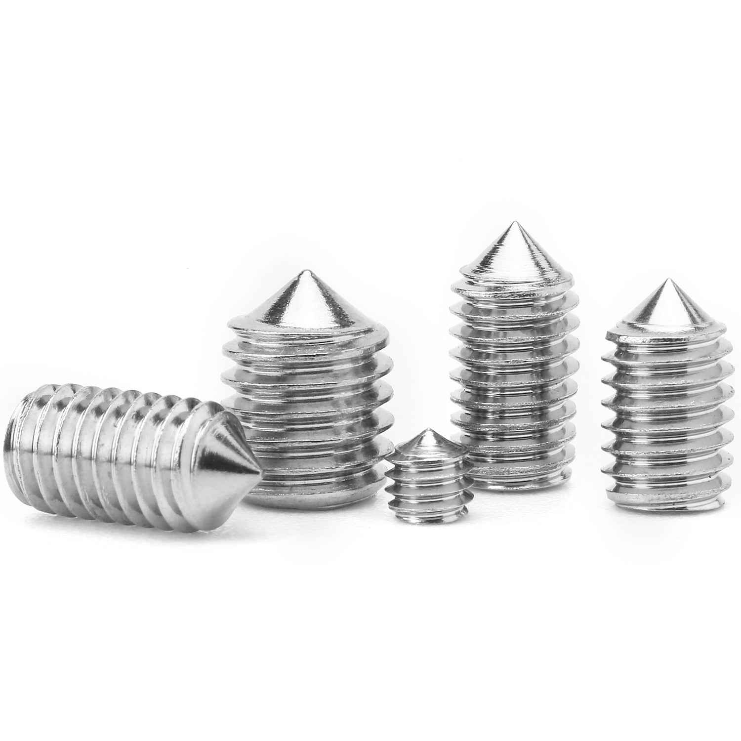 667pcs Hex hexagon socket cone point screw stainless steel grub with  key - KiwisLove