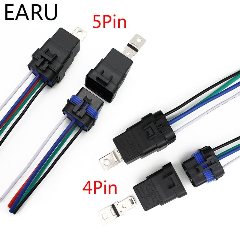 Car Auto Automobile Relay Sealed Waterproof Integrated Wired - KiwisLove
