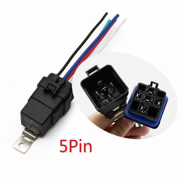 Car Auto Automobile Relay Sealed Waterproof Integrated Wired - KiwisLove