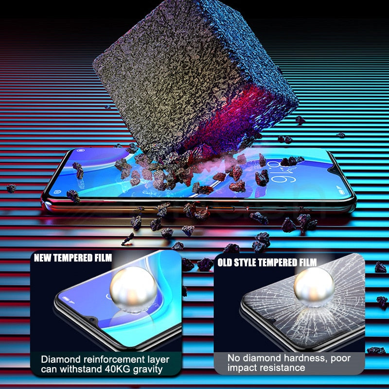 9D Protection Glass For Xiaomi Redmi 9 9A 9C 8 8A 7 7A Tempered Screen Protector Redmi Note 7 8 8T 9S 9 Pro Safety Glass Film - KiwisLove