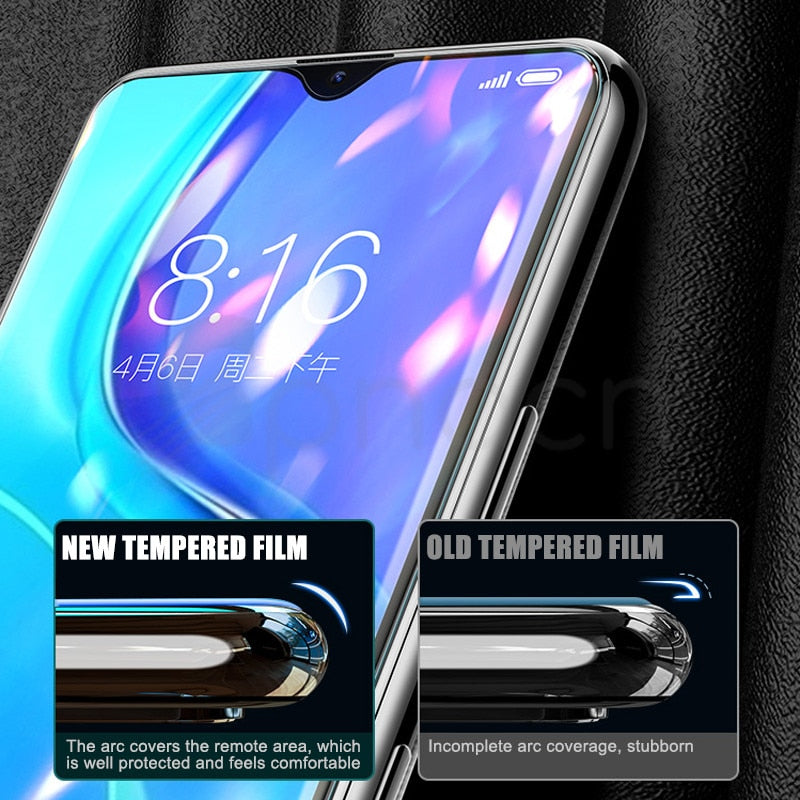 9D Protection Glass For Xiaomi Redmi 9 9A 9C 8 8A 7 7A Tempered Screen Protector Redmi Note 7 8 8T 9S 9 Pro Safety Glass Film - KiwisLove