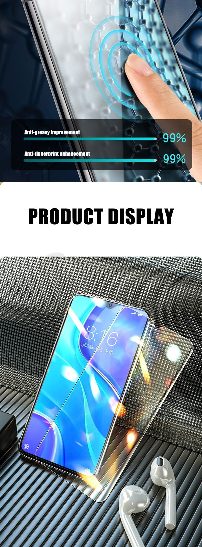 9D Protection Glass For Xiaomi Redmi 9 9A 9C 8 8A 7 7A Tempered Screen Protector Redmi Note 7 8 8T 9S 9 Pro Safety Glass Film - KiwisLove