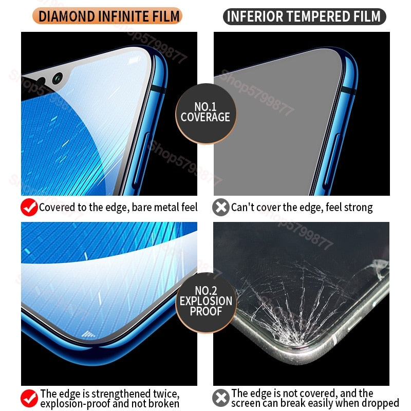 9D Protective Glass on For Huawei Honor 8X 8A 8C 8S 9A 9C 9S 9X Tempered Screen Protector Honor 10i 20i 20S Play Glass Film Case - KiwisLove