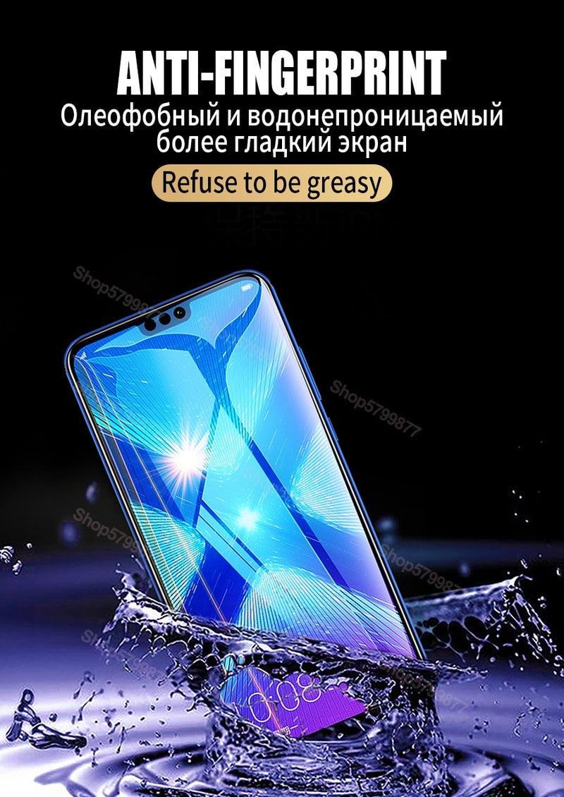 9D Protective Glass on For Huawei Honor 8X 8A 8C 8S 9A 9C 9S 9X Tempered Screen Protector Honor 10i 20i 20S Play Glass Film Case - KiwisLove