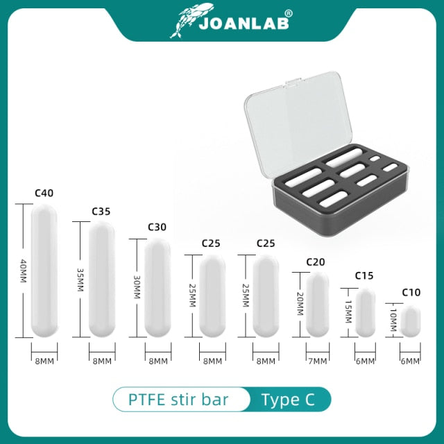 JOANLAB Magnetic Stirrer Stir Bar PTFE Magnetic Stirrer Mixer Stir Bars - KiwisLove