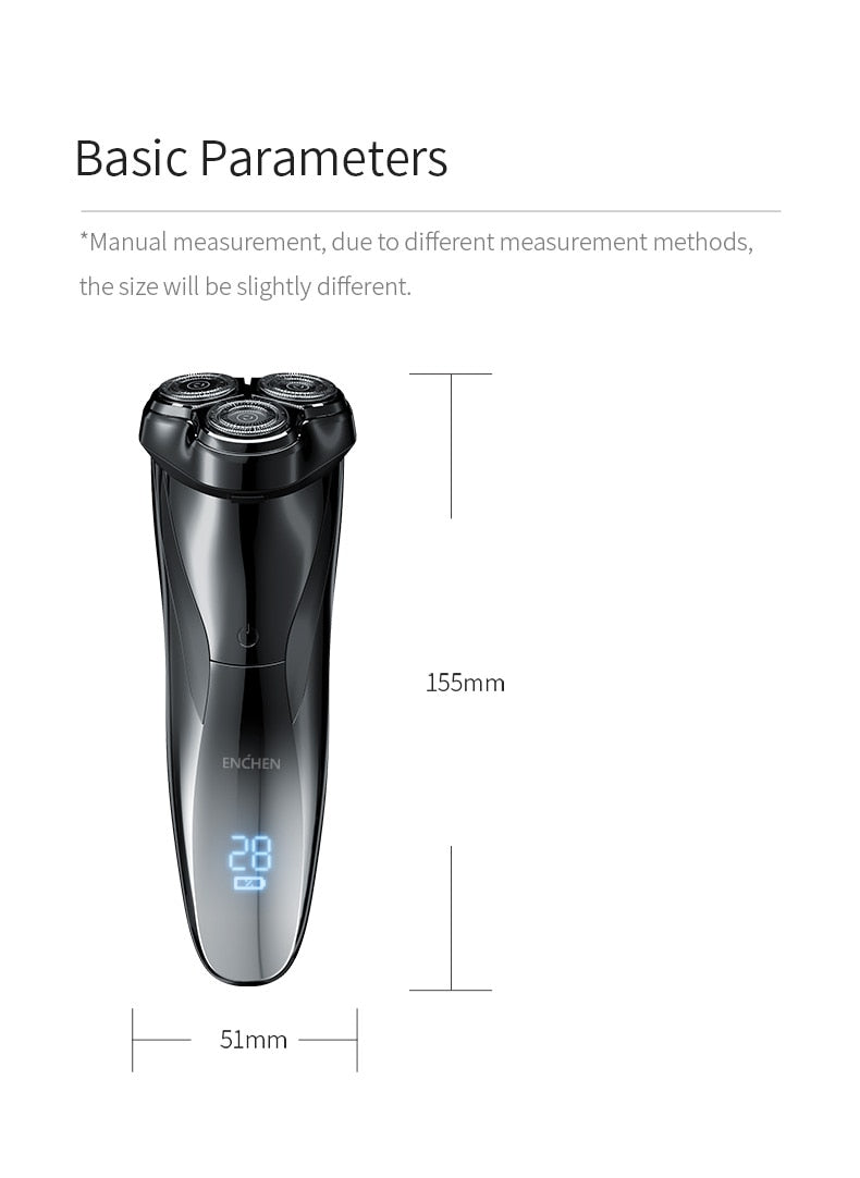 ENCHEN Face Shaver Men Recharge 3D Floating Electric Shaving  Trimmer - KiwisLove