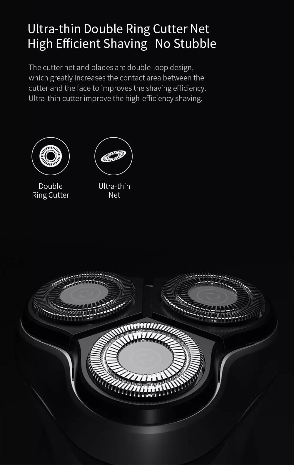 ENCHEN Electric Face Shaver Razor Men 3D Floating Blade USB Recharge - KiwisLove