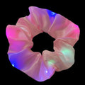 New  Girls LED Luminous Scrunchies Hairband Ponytail Holder Headwear Elastic Hair Bands - KiwisLove