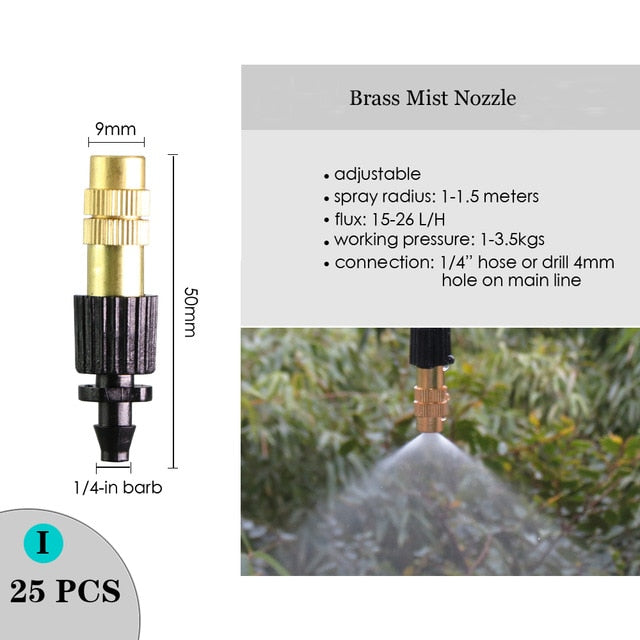 Irrigation Dripper Sprinkler Garden Micro Spray Rotating Nozzle - KiwisLove