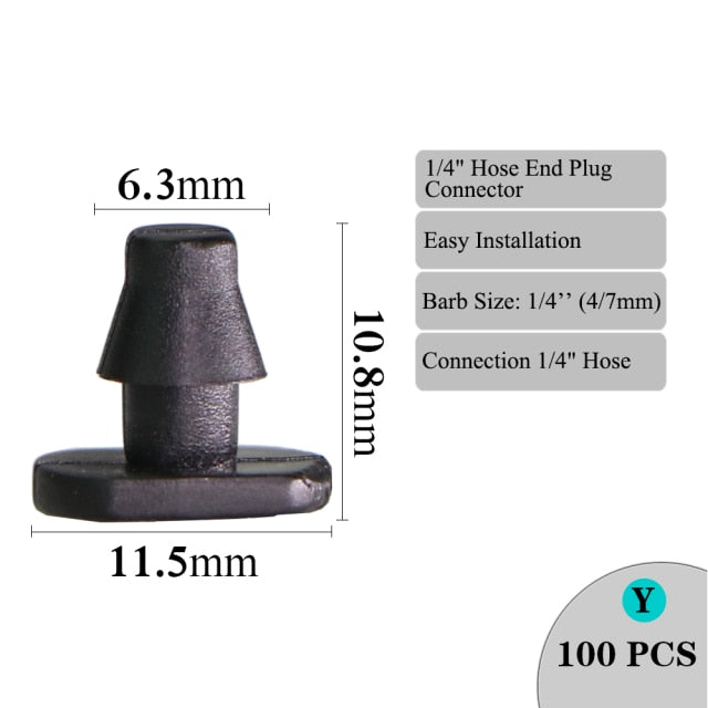 Irrigation Dripper Sprinkler Garden Micro Spray Rotating Nozzle - KiwisLove