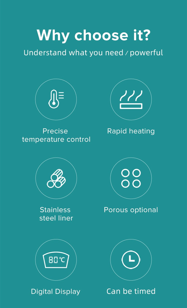 JOANLAB Laboratory Water Bath Constant Temperature LCD Digital Display - KiwisLove