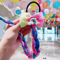 2021 New Girls Cartoon Bow Butterfly Colorful Braid Headband Kids Ponytail - KiwisLove