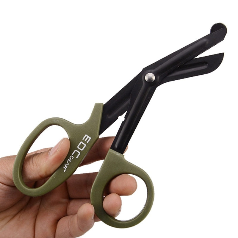 1pcs Outdoor Survive Paramedic Rescue Utility Shear Emergency Gauze Scissor First Outdoor Camp Medical Nurse Hike Trauma Aid - KiwisLove