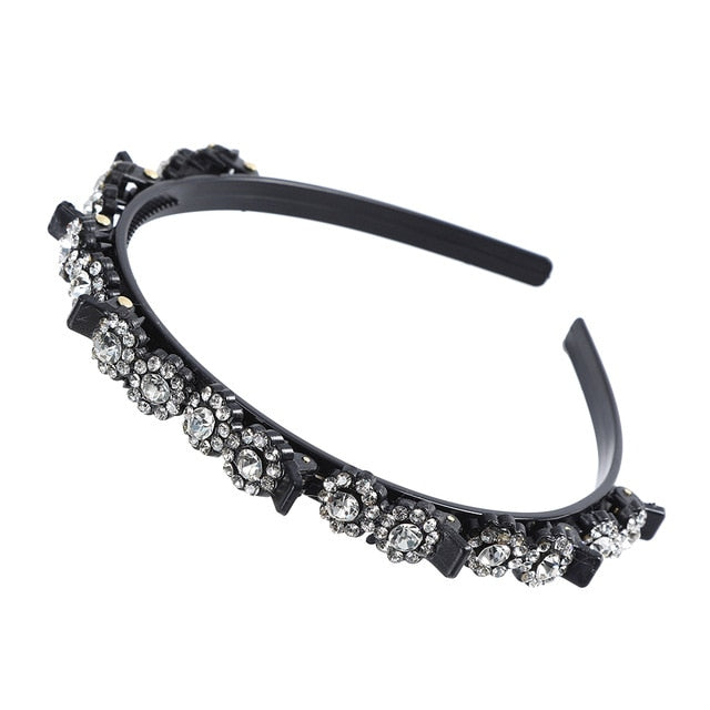Alice Hairband Bezel Headband  Hair Band Hoop Top Metal Double Bangs - KiwisLove