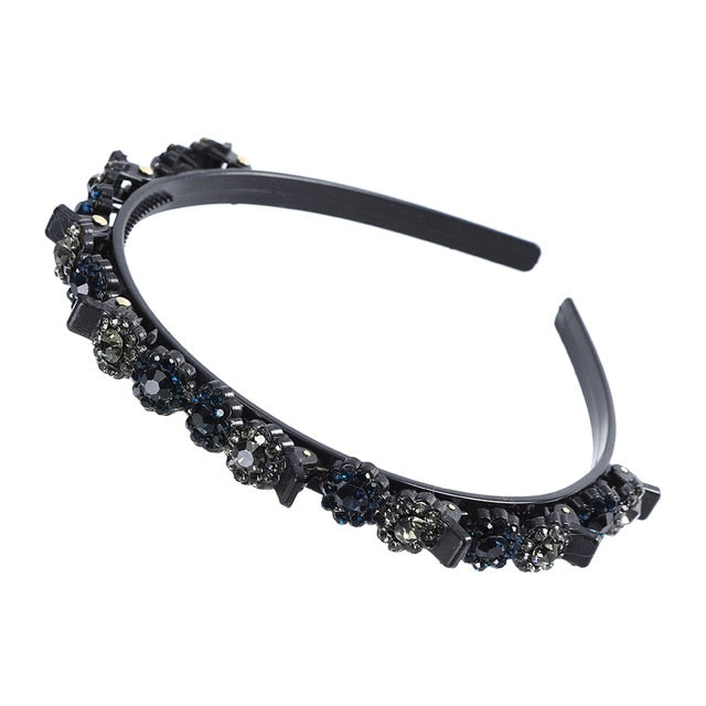 Alice Hairband Bezel Headband  Hair Band Hoop Top Metal Double Bangs - KiwisLove
