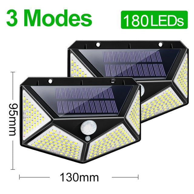 LED Solar Light Outdoor  Lamp Waterproof PIR Motion Sensor  Garden Decoration - KiwisLove