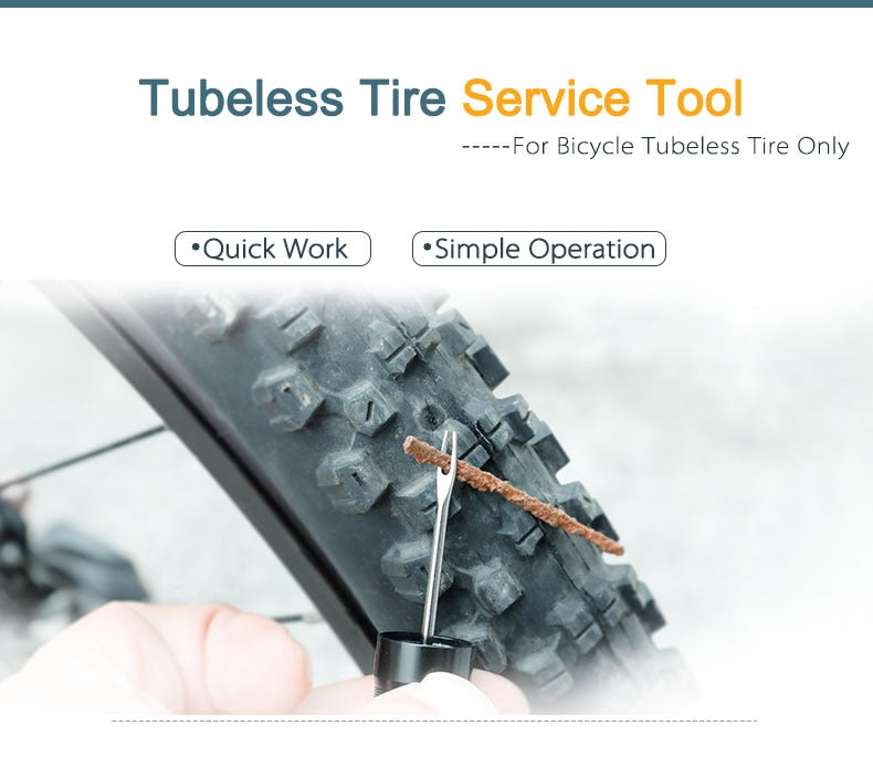 Deemount original Bicycle Tubeless Tire Repair Tool Tyre Drill Puncture - KiwisLove
