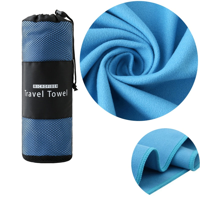 Quick Dry Sports Towel Portable Beach Towel Water Absorbent swimming - KiwisLove