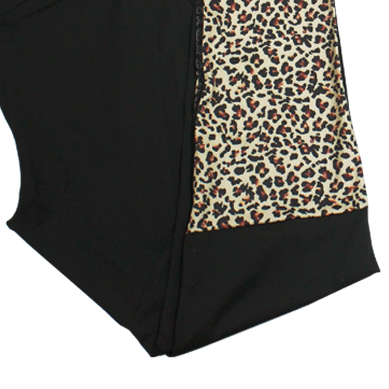 Leopard Women Yoga Sets Fitness Ensemble Gym Running Tracksuit Workout - KiwisLove