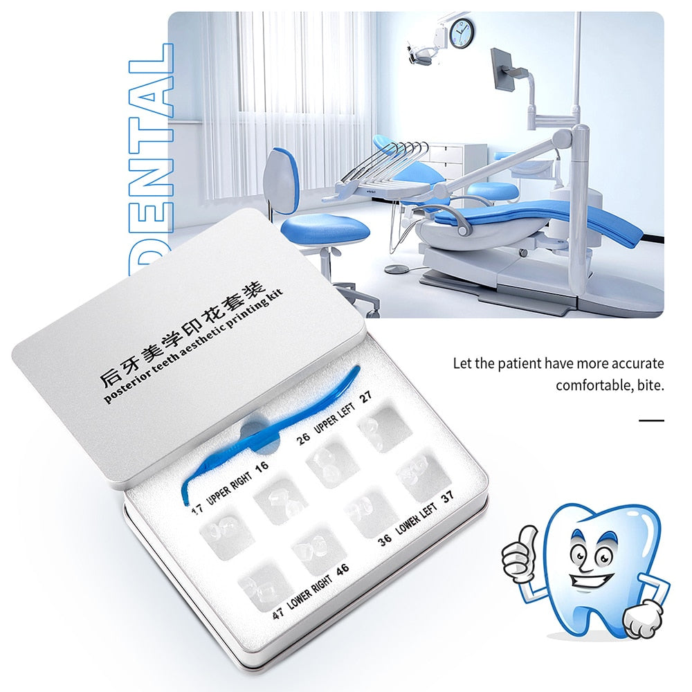 Dental Posterior Teeth Aesthetic Printing Mould Kit Dental Restoration Filling Tools - KiwisLove