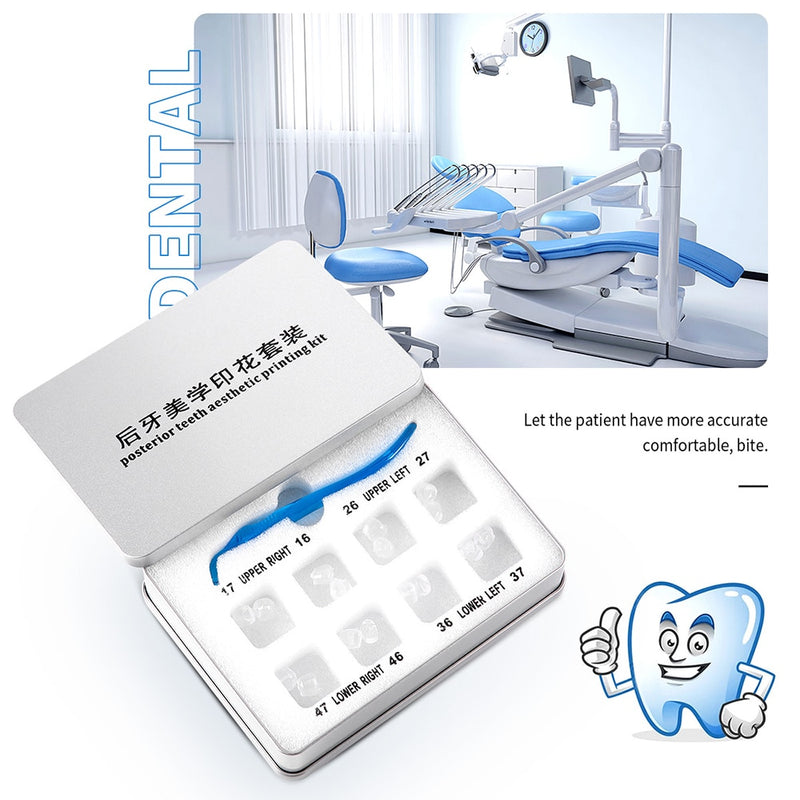 Dental Posterior Teeth Aesthetic Printing Mould Kit Dental Restoration Filling Tools - KiwisLove
