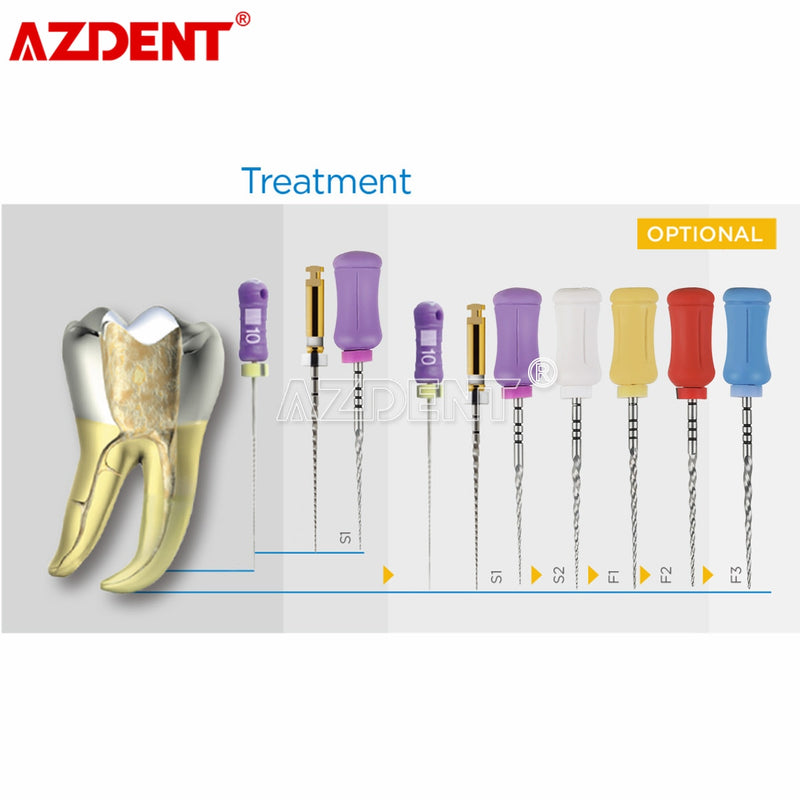 6pcs/Box Dental Endodontics NiTi Hand Use Super Rotary File SX-F3 25mm - KiwisLove