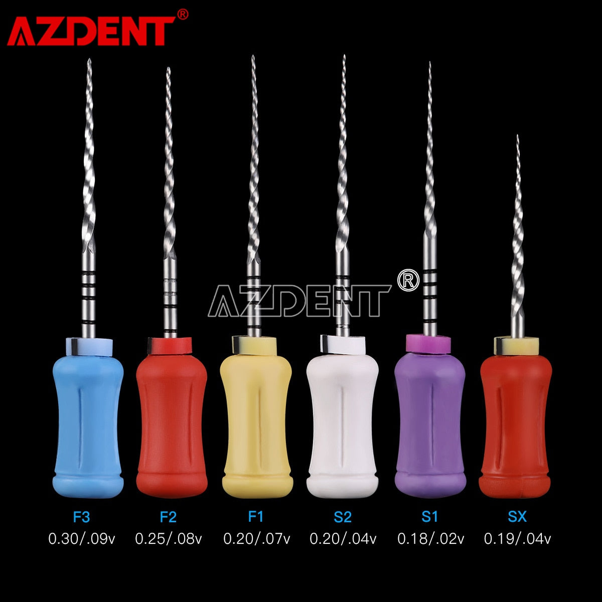 6pcs/Box Dental Endodontics NiTi Hand Use Super Rotary File SX-F3 25mm - KiwisLove