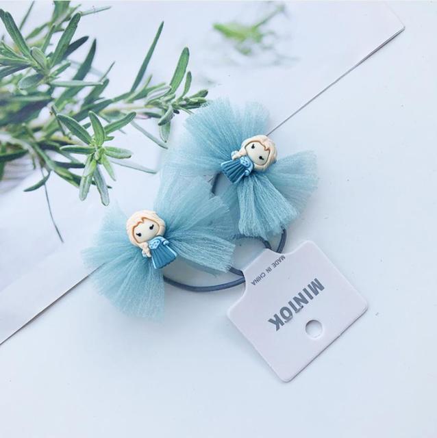 NEW Kids animal flower Ribbon hair bow elastic hair band - KiwisLove