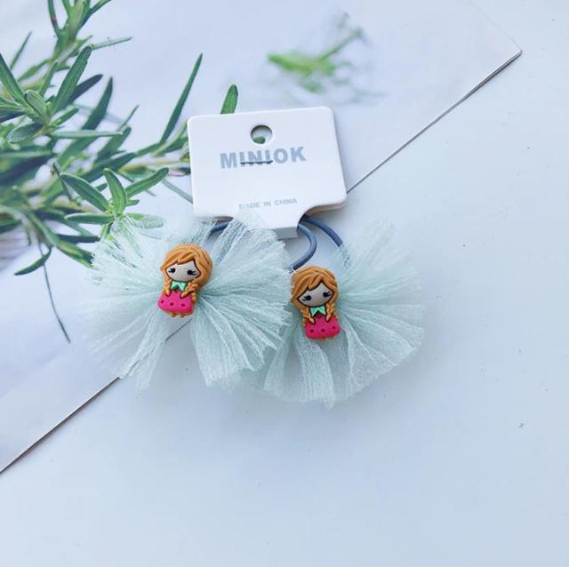 NEW Kids animal flower Ribbon hair bow elastic hair band - KiwisLove