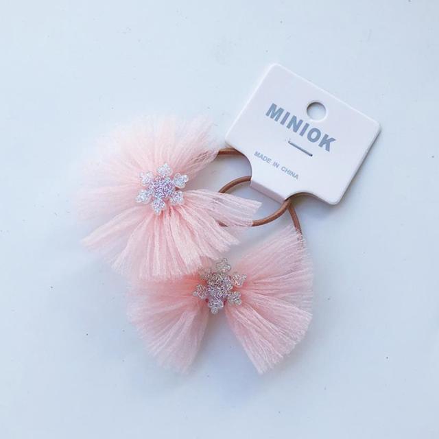 NEW Kids animal flower Ribbon hair bow elastic hair band - KiwisLove