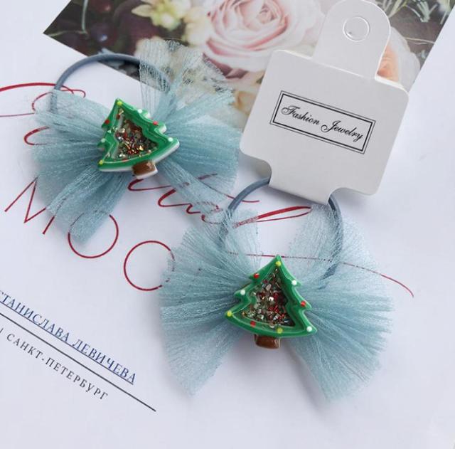 NEW Kids animal flower Ribbon hair bow elastic hair band - KiwisLove