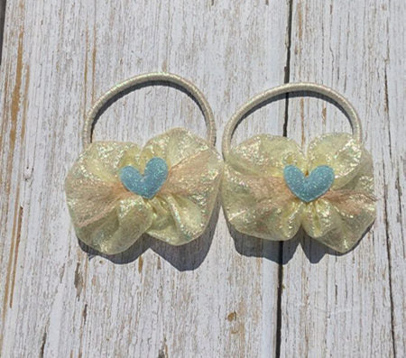 NEW Kids animal flower Ribbon hair bow elastic hair band - KiwisLove