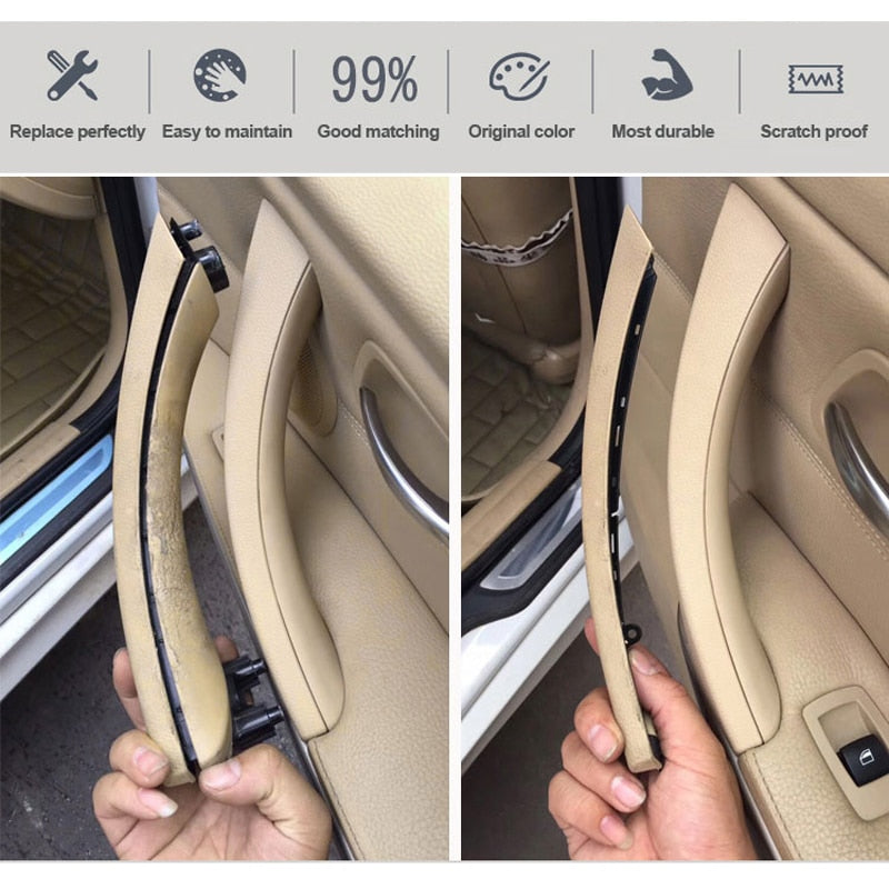 Door Pull Handle with Cover Trim BMW 3  E90 E91 E92 316 318 320 325 328i - KiwisLove