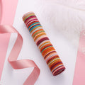 50PCS Girls Colorful Basic Elastic Hair Bands Children Cute Ponytail Holder - KiwisLove