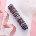 50PCS Girls Colorful Basic Elastic Hair Bands Children Cute Ponytail Holder - KiwisLove