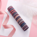 50PCS Girls Colorful Basic Elastic Hair Bands Children Cute Ponytail Holder - KiwisLove