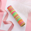 50PCS Girls Colorful Basic Elastic Hair Bands Children Cute Ponytail Holder - KiwisLove