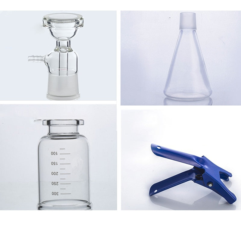 250mL Vacuum Filtration Apparatus with Rubber Tube Glass Sand Core - KiwisLove