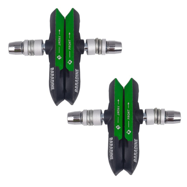Baradine 959V 73mm MTB V-Brake Pads Mechanical Linear Pull Brakes Dual Compound - KiwisLove