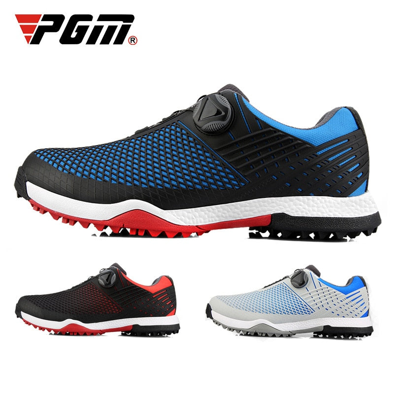 PGM golf shoes men's waterproof breathable cushioning casual - KiwisLove