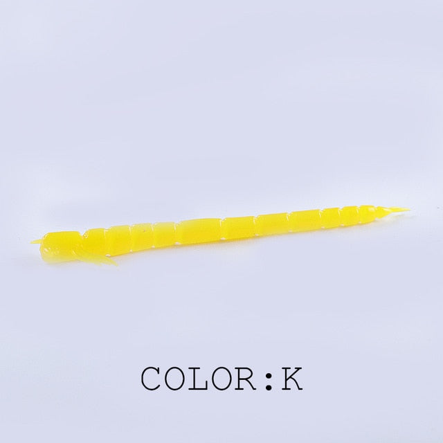 2021 new blood teez larva soft bait Luya soft bait crazy swing larva - KiwisLove