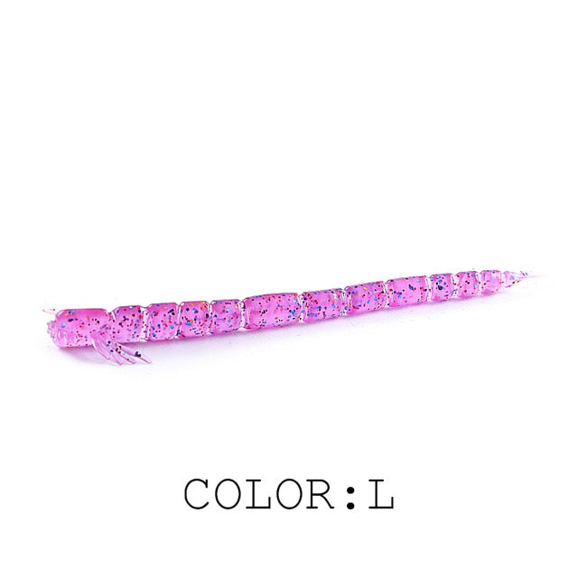 2021 new blood teez larva soft bait Luya soft bait crazy swing larva - KiwisLove