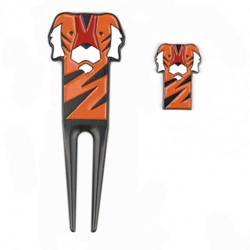 Golf Green Fork Durable Anti-scratch  Tiger  Golf Pitch Repairer Divot Tool for Golf Sports - KiwisLove