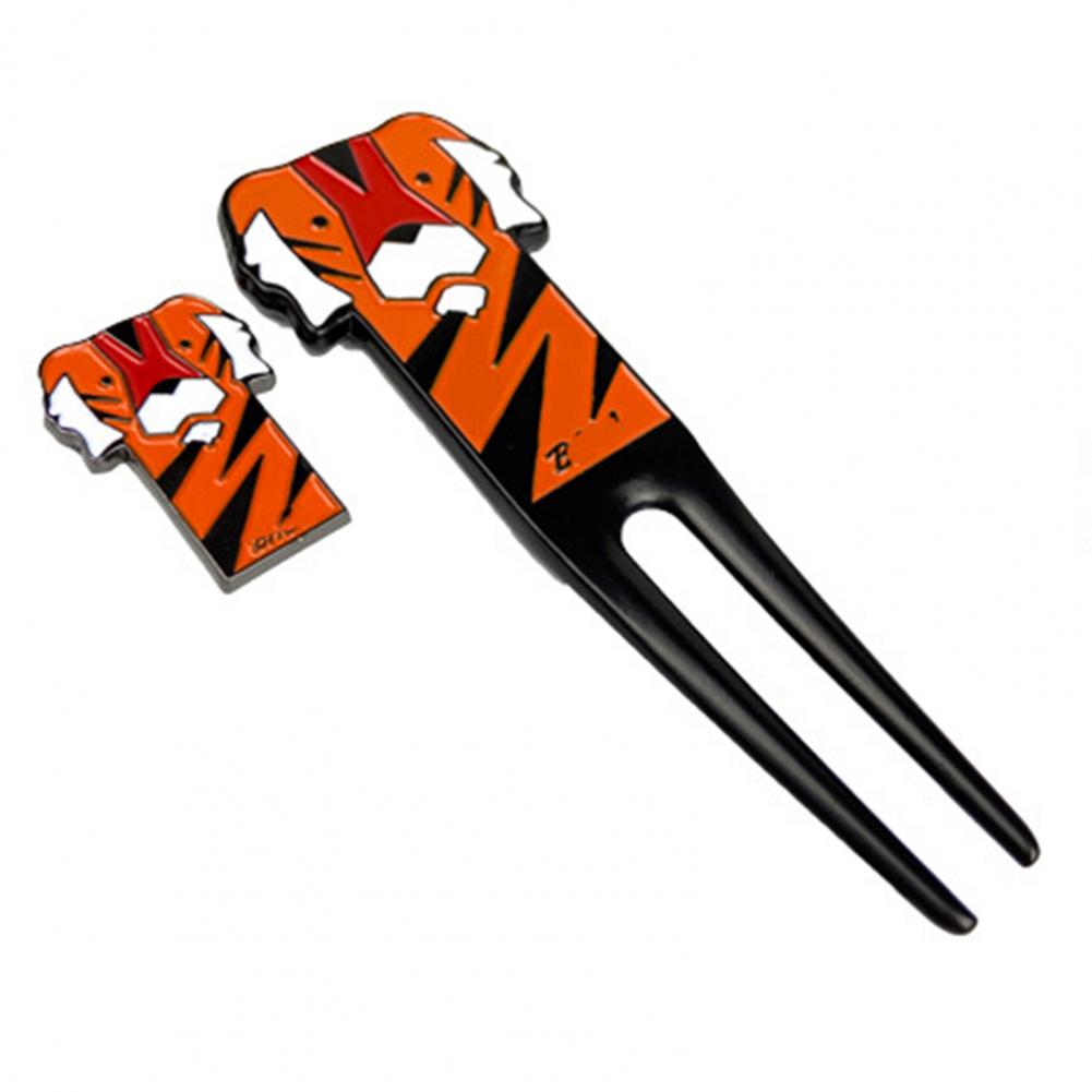 Golf Green Fork Durable Anti-scratch  Tiger  Golf Pitch Repairer Divot Tool for Golf Sports - KiwisLove