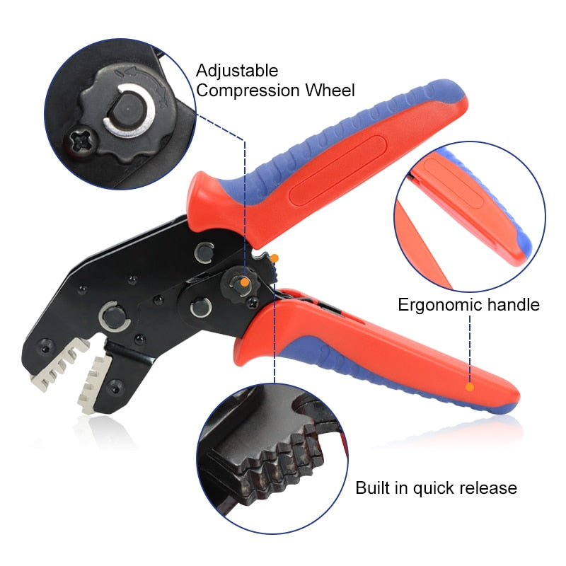 Crimping Pliers Set SN-48BS(=SN-48B+SN-28B) Jaw Kit for 2.8 4.8 6.3 VH3.96/Tube/Insulation Terminals Electrical Clamp Min Tools - KiwisLove