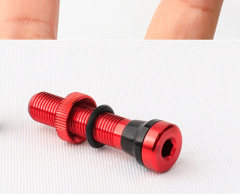 Bicycle Schrader A/V Valve for Road Tubeless Rim Alloy Stem Brass Core Nipple Cycling DIY Accessories - KiwisLove